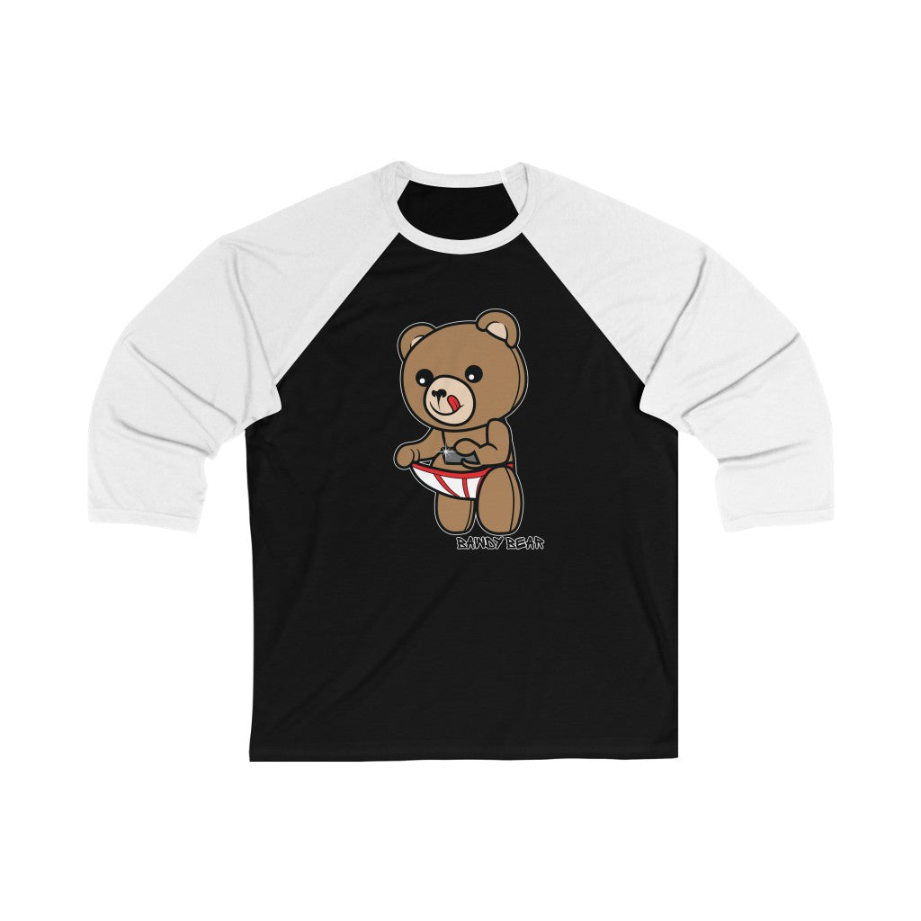 Grindr Bear / Unisex 3/4 Sleeve Baseball Tee