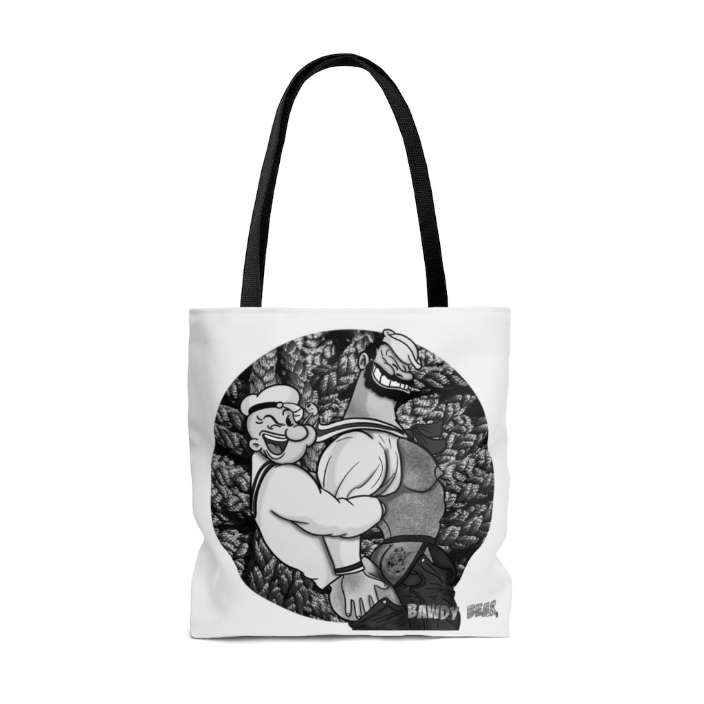 Popeye Loves Bluto / AOP Tote Bag