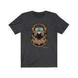 Bear Sunglasses & Headphones / Unisex Jersey Short Sleeve Tee