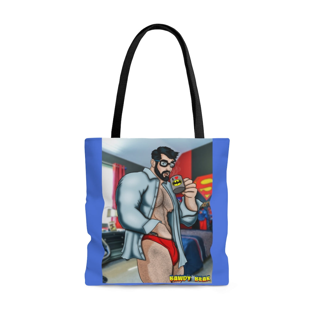 Superman "Morning Coffee" / AOP Tote Bag