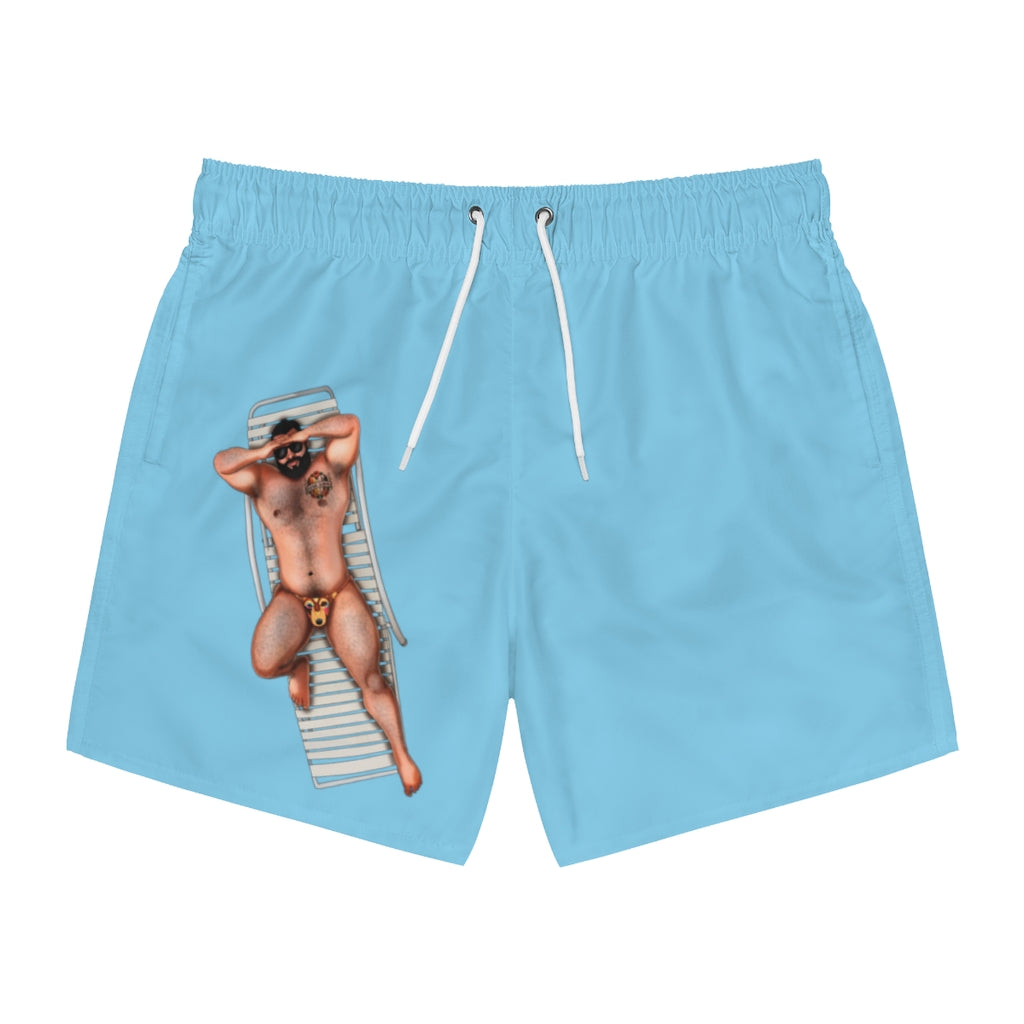 Sun Bathing Bear / Swim Trunks