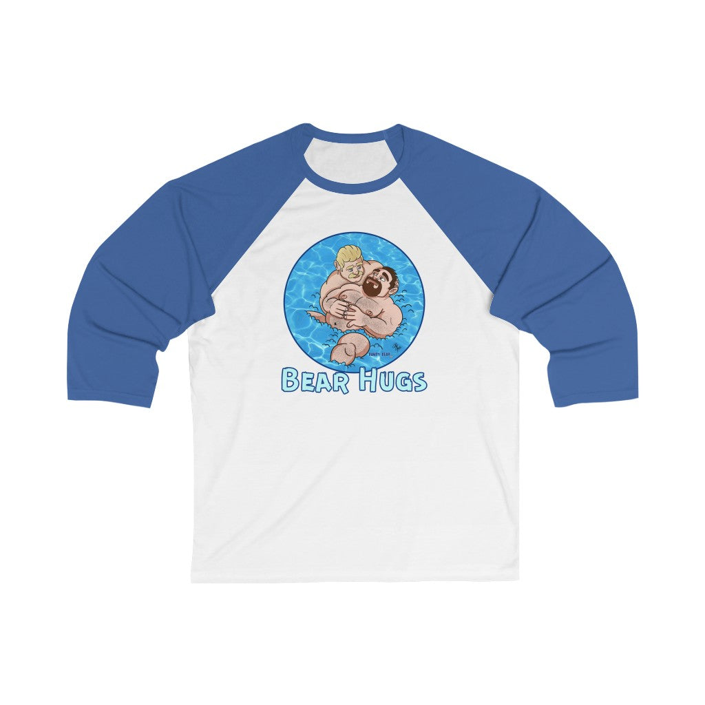 Bear Hugs 3 / Unisex 3/4 Sleeve Baseball Tee