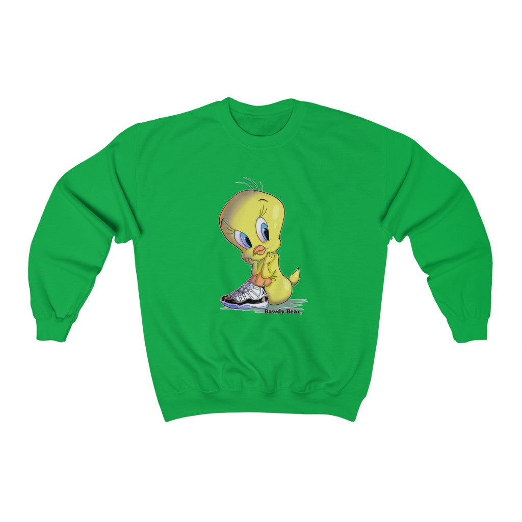 Tweety Bird in Sneakers / Unisex Heavy Blend™ Crewneck Sweatshirt