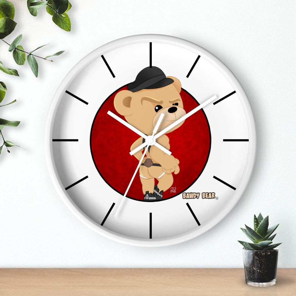 The Bawdy Bear "Naughty Bear" / Wall clock