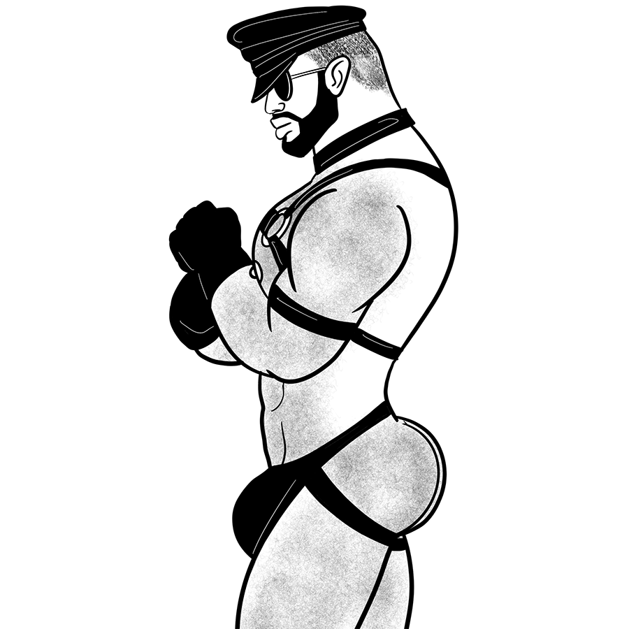 Lthr Man 3 Full Body / Unisex Jersey Tank