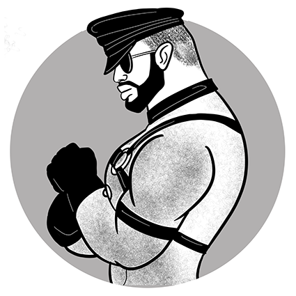 Leather Man #3 / Premium Fleece Joggers