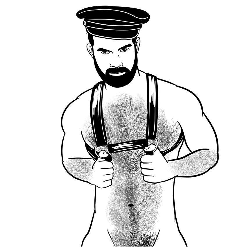 Lthr Man 6 Full Body / Unisex Jersey Tank