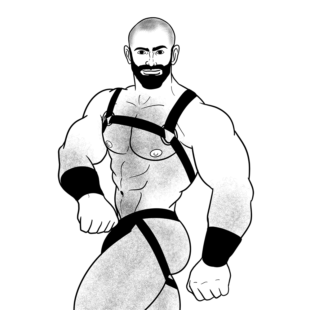 Lthr Man 4 Full Body / Unisex Jersey Tank