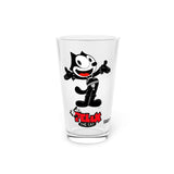 Felix the Cat in Harness / Pint Glass, 16oz