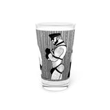 Leather Man Trio #1 / Pint Glass, 16oz