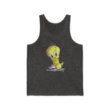 Tweety Bird in Sneakers / Unisex Jersey Tank