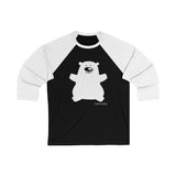 Polar Bear / Unisex 3\4 Sleeve Baseball Tee