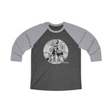 Bluto Loves Popeye BW / Unisex Tri-Blend 3/4 Raglan Tee