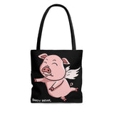 Flying Pig / AOP Tote Bag