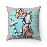 Popeye's Bootylicious / Spun Polyester Square Pillow