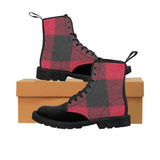 Buffalo Plaid / Men's Canvas Boots