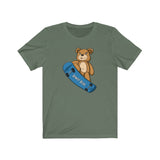 Skate Board Bear / Unisex Jersey Short Sleeve Tee