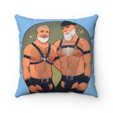 The Original Bawdy Bears #1 / Faux Suede Square Pillow