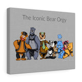 Iconic Bear Party / Canvas Gallery Wraps