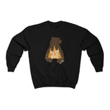 Bear Good In The Woods / Unisex Heavy Blend™ Crewneck Sweatshirt