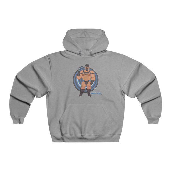 Bawdy Bear in Leather / Men's NUBLEND® Hooded Sweatshirt
