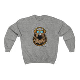 Bear Sunglasses & Headphones / Unisex Heavy Blend™ Crewneck Sweatshirt