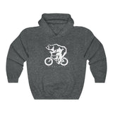 Cycling Bear / Unisex Heavy Blend™ Hooded Sweatshirt