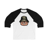 Hip Hop Bear / Unisex 3\4 Sleeve Baseball Tee