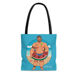 Bawdy Bear Ice Pop / AOP Tote Bag