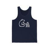 Camping Bear / Unisex Jersey Tank