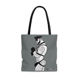 Lthr Man 3 / AOP Tote Bag