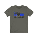 Peace Love Bears / Unisex Jersey Short Sleeve Tee