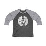 Bluto Smiling BW / Unisex Tri-Blend 3/4 Raglan Tee