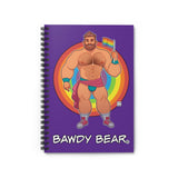 Bawdy Bear Pride / Spiral Notebook - Ruled Line