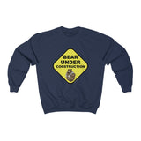 Bear Under Construction / Unisex Heavy Blend™ Crewneck Sweatshirt