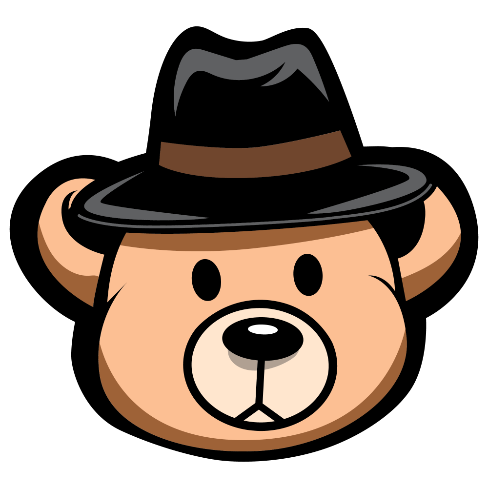 Teddy Bear Fedora Hat / Unisex Jersey Short Sleeve Tee