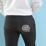 Bawdy Bear in Leather / Premium Fleece Joggers