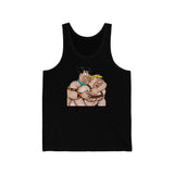 Fred & Barney Hug / Unisex Jersey Tank