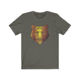 Geo Copper Bear / Unisex Jersey Short Sleeve Tee