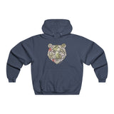 Geo Tropical Bear / Men's NUBLEND® Hooded Sweatshirt