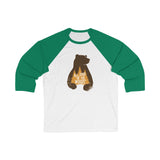 Bear Good In The Woods /  Unisex 3\4 Sleeve Baseball Tee