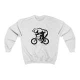 Cycling Bear / Unisex Heavy Blend™ Crewneck Sweatshirt