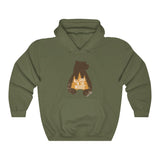 Bear Good In The Woods / Unisex Heavy Blend™ Hooded Sweatshirt