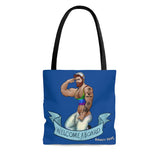 Welcome Aboard / AOP Tote Bag