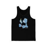 Blue Care Bear / Unisex Jersey Tank