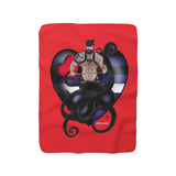 Octo Bear / Sherpa Fleece Blanket