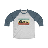 Bears Multi / Unisex Tri-Blend 3/4 Raglan Tee