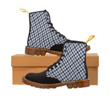 Hounds Tooth / Men's Canvas Boots