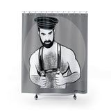 Lthr Man 6 / Shower Curtains